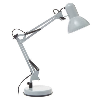 Orsina Studio Matte Grey Metal Desk Lamp, Adjustable Anglepoise Design Tall Table Lamps, Contemporary Desk Lamp - image 1