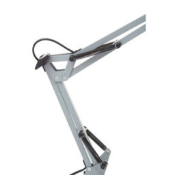 Orsina Studio Matte Grey Metal Desk Lamp, Adjustable Anglepoise Design Tall Table Lamps, Contemporary Desk Lamp - thumbnail 5