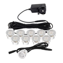 Saxby Sax75530 Kios Ip44 30mm Walkover Plinth Lights Daylight White - thumbnail 4