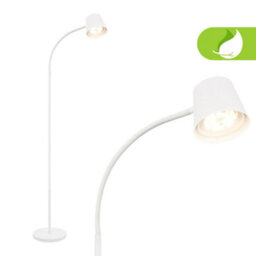 Briloner Battery Powered White Dimmable Standing Floor Lamp 126,5Cm - thumbnail 1
