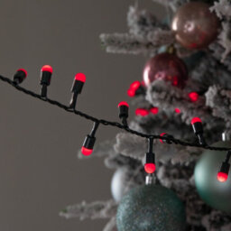 Samuel Alexander 600 Christmas Berry String Lights In Red With Multi-Action Leds - thumbnail 2