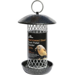 Tom Chambers Hammered Steel Suet Bird Feeder