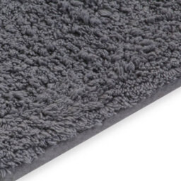 Vidaxl Bathroom Mat Set 2 Pieces Fabric Grey - thumbnail 4