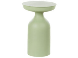 Wyld And Coco Aurora Side Table, Light Green Matte Iron, 33 X 33 X 50 Cm - thumbnail 1
