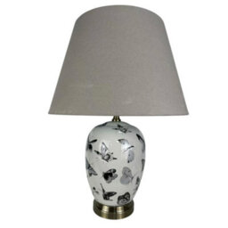 Minster Lamp And Shade - Ceramic - L22 X W22 X H41 Cm - thumbnail 1