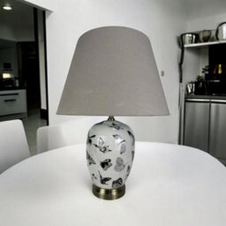 Minster Lamp And Shade - Ceramic - L22 X W22 X H41 Cm - thumbnail 3