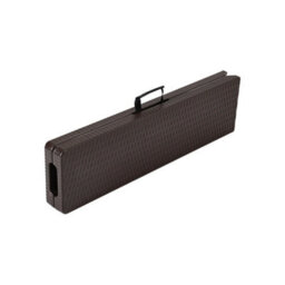 Living And Home Set Of 2 Rattan Plastic Outdoor Folding Bench Brown With Carrying Handle L 180 Cm - thumbnail 4