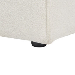 Beliani Left-Hand Chaise Longue Hellnar Boucle Off-White - thumbnail 9