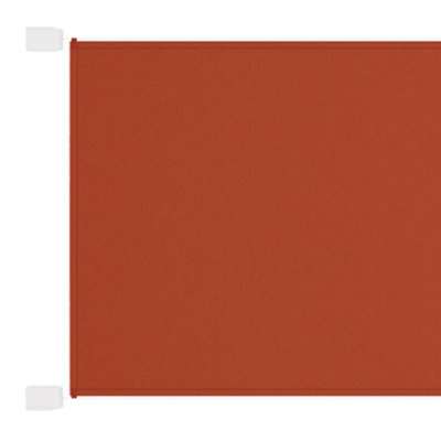 Berkfield Vertical Awning Terracotta 100X800 Cm Oxford Fabric - image 1