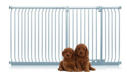 Bettacare Extra Tall Elite Dog Gate, 207Cm - 216Cm, Matt Grey, Extra Tall 96.8Cm In Height, Pressure Fit Pet Gate - thumbnail 1