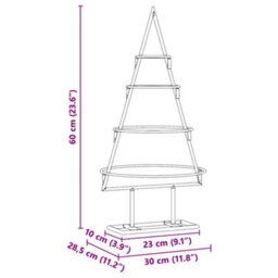 Vidaxl Metal Christmas Tree With Stand Gold 60 Cm Powder-Coated Steel - thumbnail 3