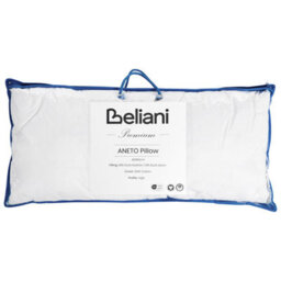 Wyld And Coco Luxe Duck Feather And Down Pillow 40 X 80 Cm - White Cotton Casing - thumbnail 5