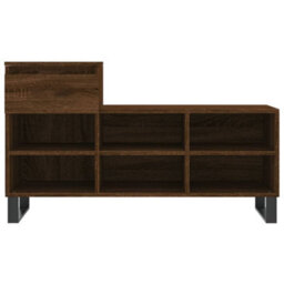 Berkfield Shoe Cabinet Brown Oak 102X36X60 Cm Engineered Wood - thumbnail 5
