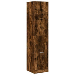 Walplus Apothecary Cabinet Smoked Oak 40X41X174.5 Cm Engineered Wood - thumbnail 3