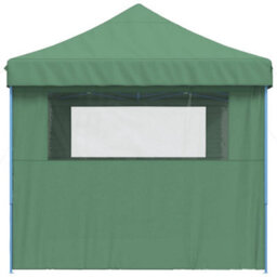 Walplus Foldable Party Tent Garden Gazebo Canopy Pop-Up With 3 Sidewalls Green - thumbnail 4