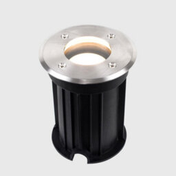 Valuelights Modern Bushed Chrome Ip54 Rated Outdoor Garden Walk Over Light - Includes 5W Gu10 Led Bulb 3000K Warm White - thumbnail 2