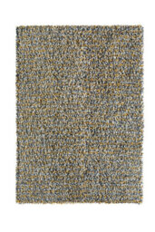 Shaggy Ochre Wool Rug, Abstract Handmade Rug With 50mm Thickness, Luxurious Rug For Bedroom, & Diningroom-120Cm X 170Cm - thumbnail 2