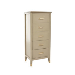 Palazzi 5 Drawer Narrow Chest Of Drawers Clay - thumbnail 2