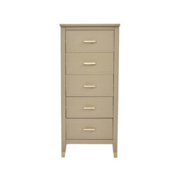 Palazzi 5 Drawer Narrow Chest Of Drawers Clay - thumbnail 3
