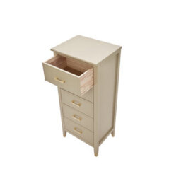Palazzi 5 Drawer Narrow Chest Of Drawers Clay - thumbnail 5