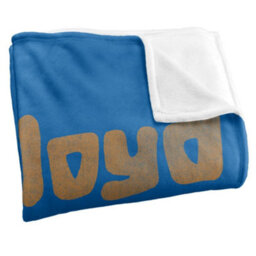 Pink Floyd Apples And Oranges Silky Supersoft Blanket Blue/gold (One Size) - thumbnail 3