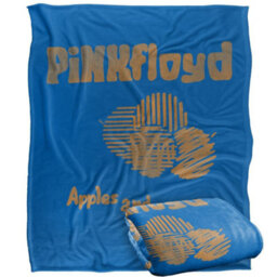 Pink Floyd Apples And Oranges Silky Supersoft Blanket Blue/gold (One Size) - thumbnail 2