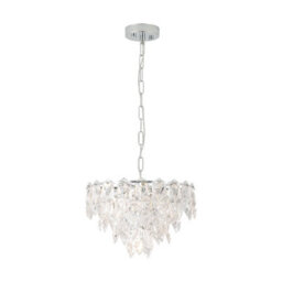 Eglo Carvario Glass Pendant Chandelier Light - thumbnail 1