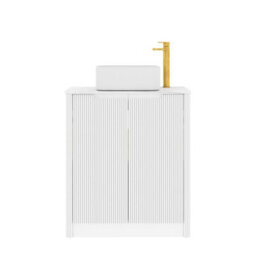 Royal Bathrooms Avenza 700mm Matt White Floor Standing Bathroom Vanity Unit 2 Door With Elena Basin - thumbnail 6