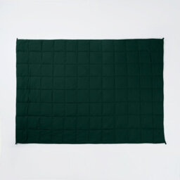 Ohs Supersoft Weighted 8Kg Blanket, Forest Green - 150 X 200Cm - thumbnail 5