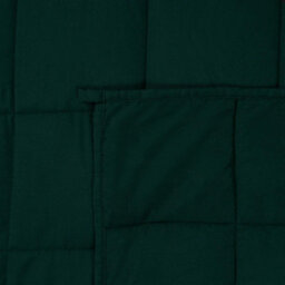 Ohs Supersoft Weighted 8Kg Blanket, Forest Green - 150 X 200Cm - thumbnail 7
