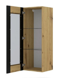 Arte Mondi B Living Room Entertainment Unit Furniture Set H1720mm W1880mm D400mm - Modern Industrial Oak Artisan Finish - thumbnail 3