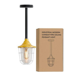 Ledsone E27 Base Vintage Pendant Light For Kitchen Island Metal 50Cm Pipe Hanging Ceiling Light Indoor Chandeliers - thumbnail 9