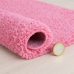 Uetian Pink Large Area Shaggy Rug Soft Texture Rug For Living Rooms Kids Room Pile 5Cm Thick Pink ( 160 X 230 ) - thumbnail 2
