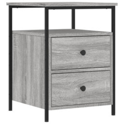Berkfield Bedside Cabinets 2 Pcs Grey Sonoma 44X45X60 Cm Engineered Wood - thumbnail 5