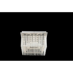Luminosa Lighting Luminosa Vince Ceiling Light Chrome Clear Glass Shade Led 4000K - thumbnail 4