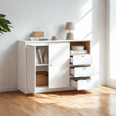 FURNOLD Modern Sideboard Buffet Cabinet Storage Furniture - image 1