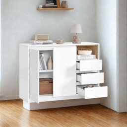 FURNOLD Modern Sideboard Buffet Cabinet Storage Furniture - thumbnail 3