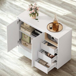 FURNOLD Modern Sideboard Buffet Cabinet Storage Furniture - thumbnail 7