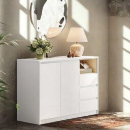 FURNOLD Modern Sideboard Buffet Cabinet Storage Furniture - thumbnail 2