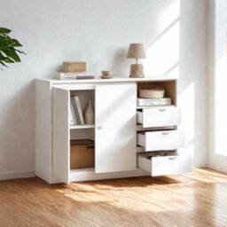 FURNOLD Modern Sideboard Buffet Cabinet Storage Furniture - thumbnail 1