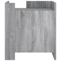 Berkfield Bedside Cabinet Grey Sonoma 45X50X50 Cm Engineered Wood - thumbnail 4