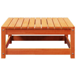 Walplus Garden Outdoor Footstool Wax Brown 70X70X30 Cm Solid Wood Pine - thumbnail 5