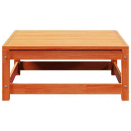 Walplus Garden Outdoor Footstool Wax Brown 70X70X30 Cm Solid Wood Pine - thumbnail 4