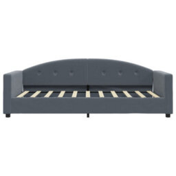 Berkfield Day Bed Dark Grey 90X190 Cm Velvet - thumbnail 3