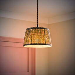 Valuelights Abel Small Floral Pleated Tapered Lamp Shade (D)25Cm - thumbnail 3