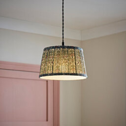 Valuelights Abel Small Floral Pleated Tapered Lamp Shade (D)25Cm - thumbnail 2
