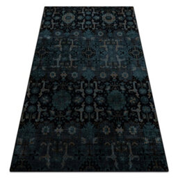 RugsX Wool Carpet Omega Karaja Flowers Dark Blue 200X300 Cm - thumbnail 4