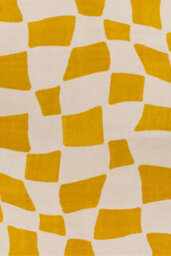 The Rugs Joli Yellow And White Chequered Rug Soft Dense Pile Easy To Clean And Pet Friendly For Living Rooms And Bedrooms - thumbnail 2