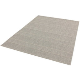 Patio Pat03 Beige Outdoor Striped Modern Durable Stain-Resistant Easy To Clean Rug For Patio Balcony & Garden-200Cm X 290Cm - thumbnail 3