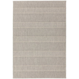 Patio Pat03 Beige Outdoor Striped Modern Durable Stain-Resistant Easy To Clean Rug For Patio Balcony & Garden-200Cm X 290Cm - thumbnail 1